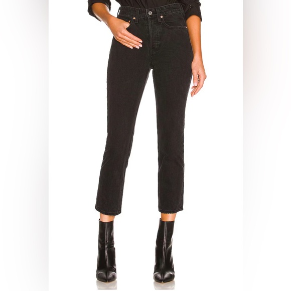 GRLFRND Karolina High Rise Straight Crop Jean in East Side - Picture 4 of 11